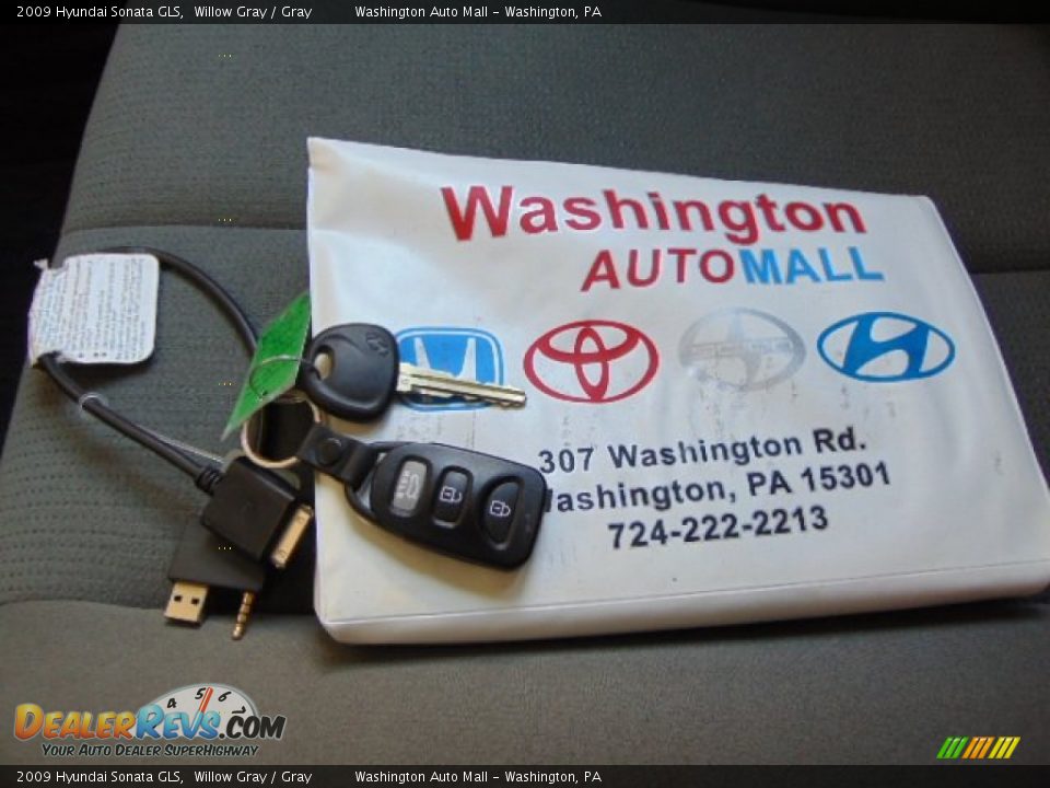 2009 Hyundai Sonata GLS Willow Gray / Gray Photo #18