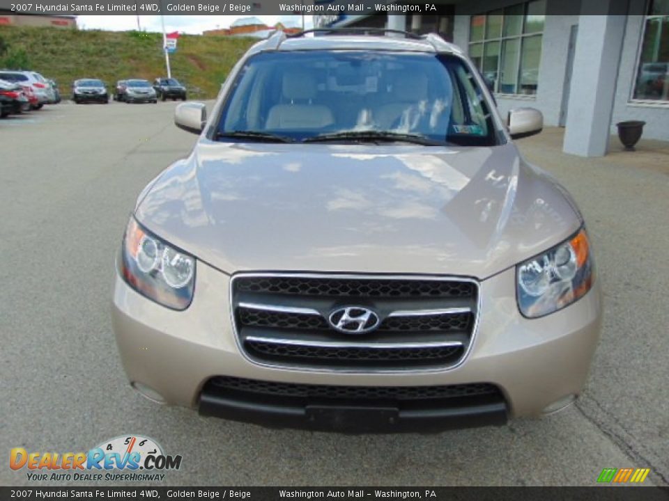 2007 Hyundai Santa Fe Limited 4WD Golden Beige / Beige Photo #4