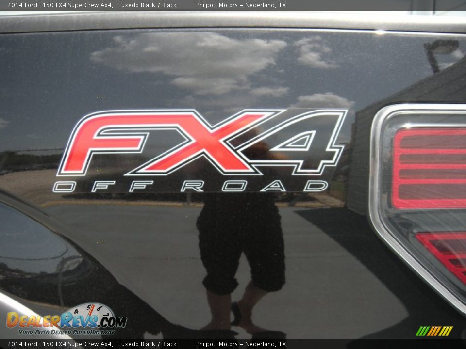 2014 Ford F150 FX4 SuperCrew 4x4 Tuxedo Black / Black Photo #18