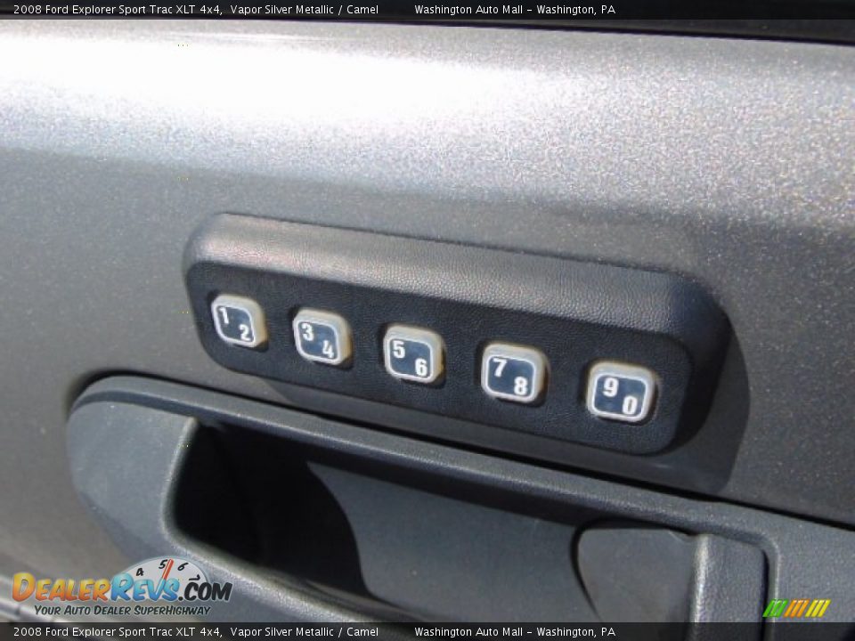 2008 Ford Explorer Sport Trac XLT 4x4 Vapor Silver Metallic / Camel Photo #6