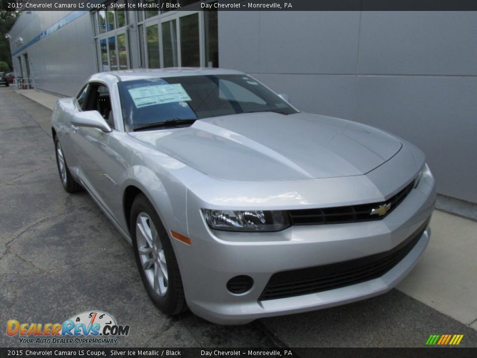 Front 3/4 View of 2015 Chevrolet Camaro LS Coupe Photo #9