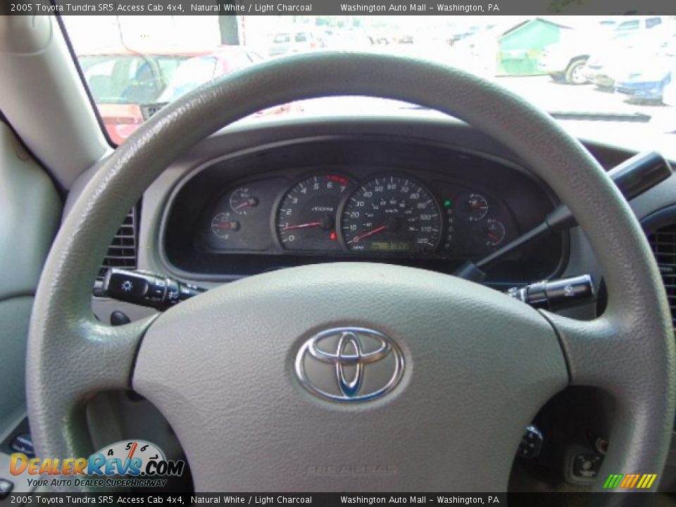 2005 Toyota Tundra SR5 Access Cab 4x4 Natural White / Light Charcoal Photo #16