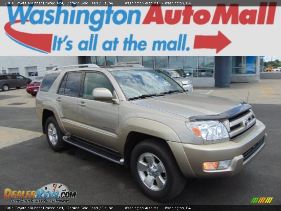 2004 Toyota 4Runner Limited 4x4 Dorado Gold Pearl / Taupe Photo #1