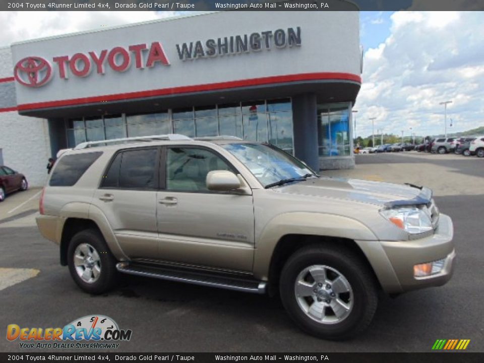 2004 Toyota 4Runner Limited 4x4 Dorado Gold Pearl / Taupe Photo #2