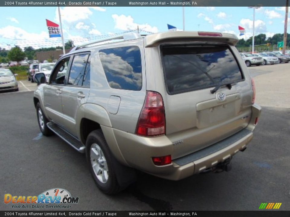 2004 Toyota 4Runner Limited 4x4 Dorado Gold Pearl / Taupe Photo #7