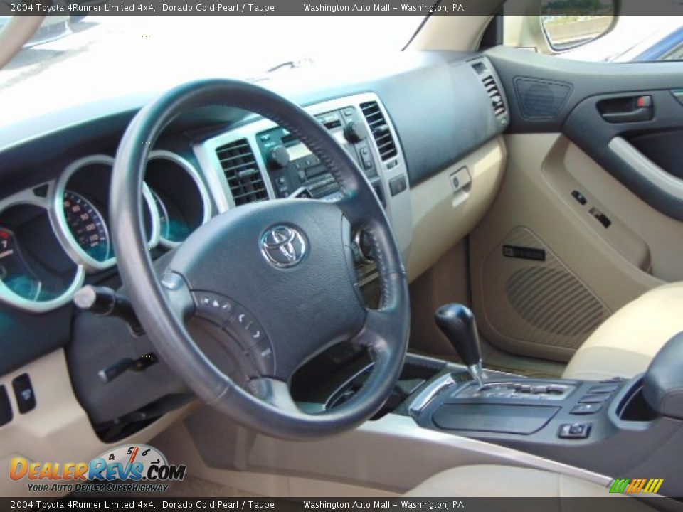 2004 Toyota 4Runner Limited 4x4 Dorado Gold Pearl / Taupe Photo #10