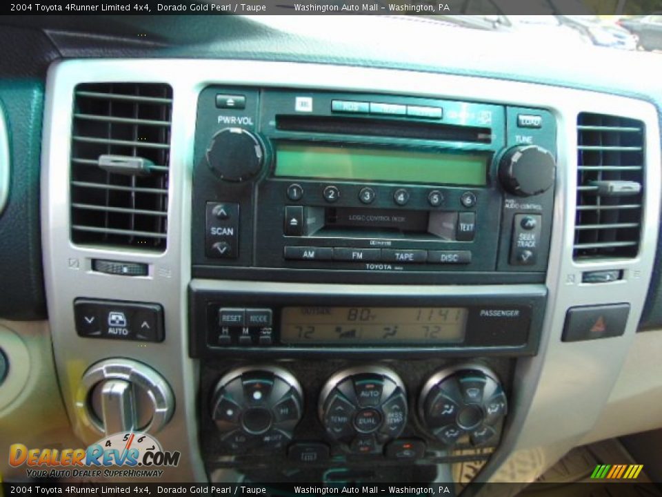 2004 Toyota 4Runner Limited 4x4 Dorado Gold Pearl / Taupe Photo #14