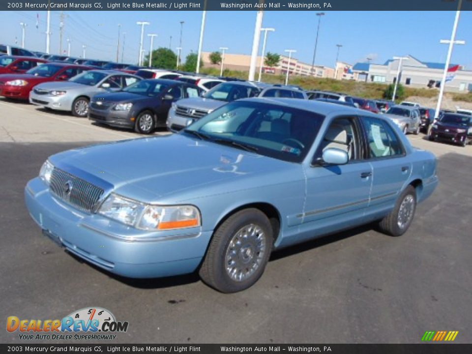 2003 Mercury Grand Marquis GS Light Ice Blue Metallic / Light Flint Photo #5