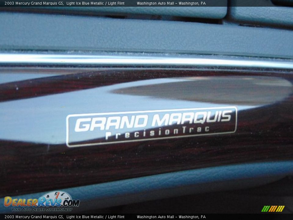 2003 Mercury Grand Marquis GS Light Ice Blue Metallic / Light Flint Photo #16