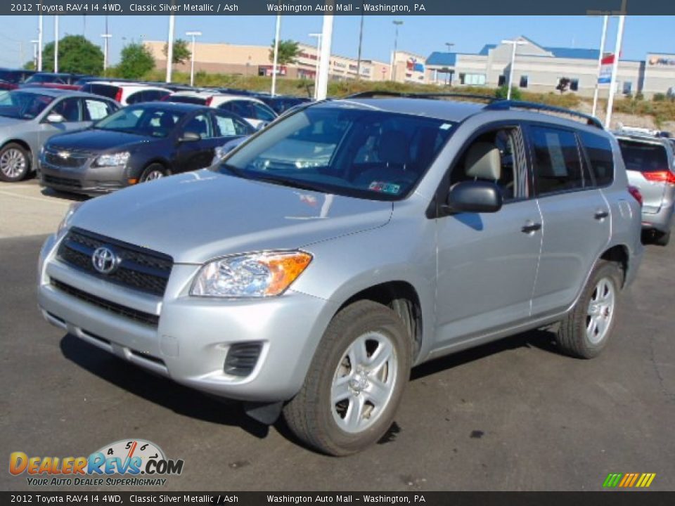 2012 Toyota RAV4 I4 4WD Classic Silver Metallic / Ash Photo #5