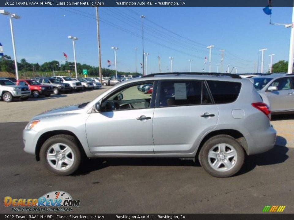 2012 Toyota RAV4 I4 4WD Classic Silver Metallic / Ash Photo #6
