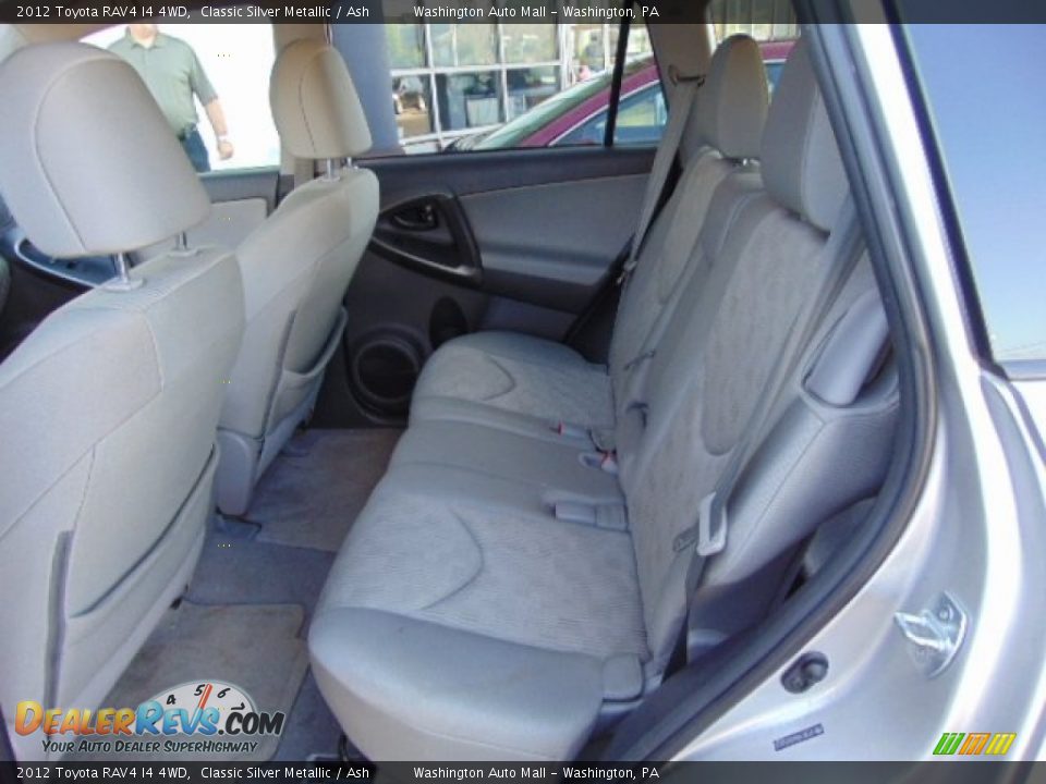2012 Toyota RAV4 I4 4WD Classic Silver Metallic / Ash Photo #14