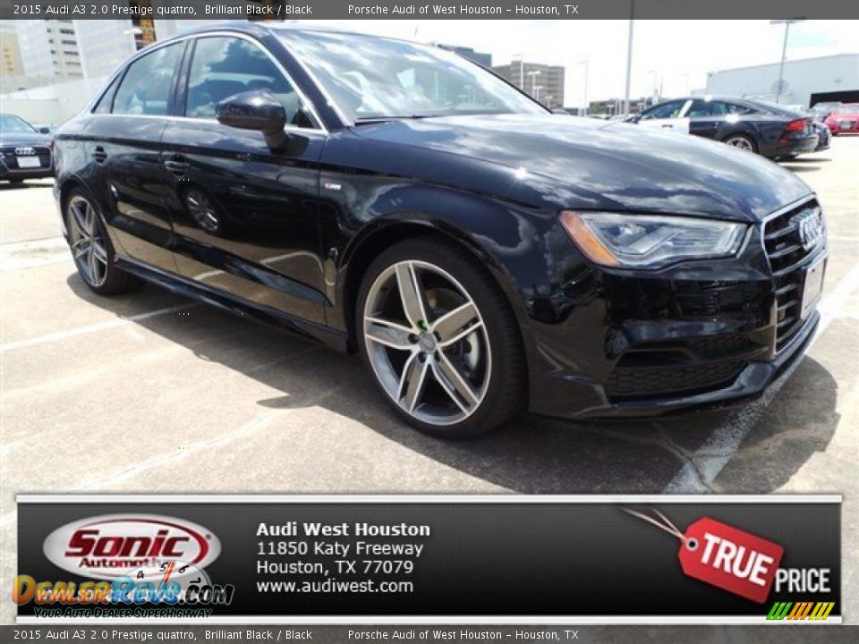 2015 Audi A3 2.0 Prestige quattro Brilliant Black / Black Photo #1