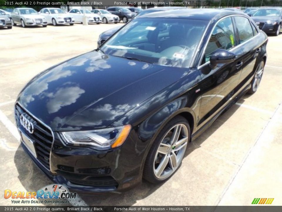2015 Audi A3 2.0 Prestige quattro Brilliant Black / Black Photo #3