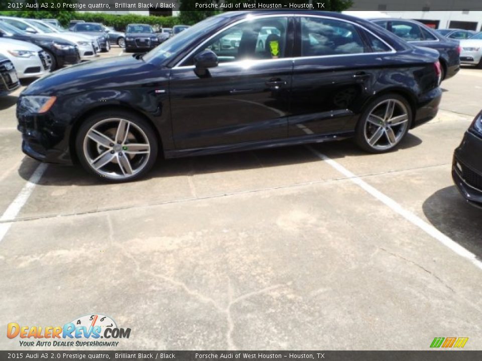 2015 Audi A3 2.0 Prestige quattro Brilliant Black / Black Photo #4