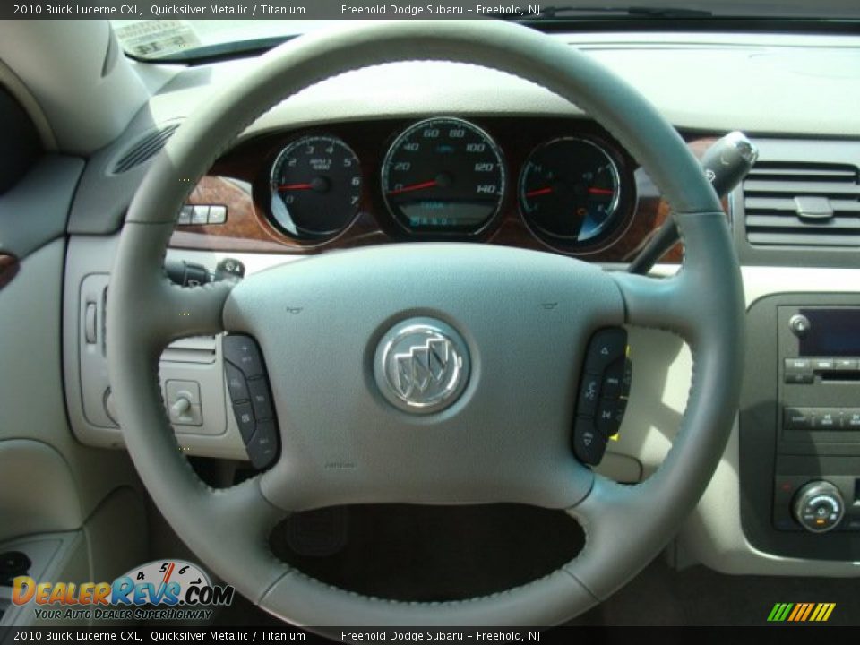 2010 Buick Lucerne CXL Quicksilver Metallic / Titanium Photo #17