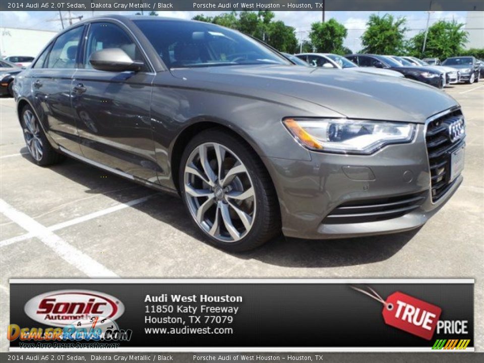 2014 Audi A6 2.0T Sedan Dakota Gray Metallic / Black Photo #1