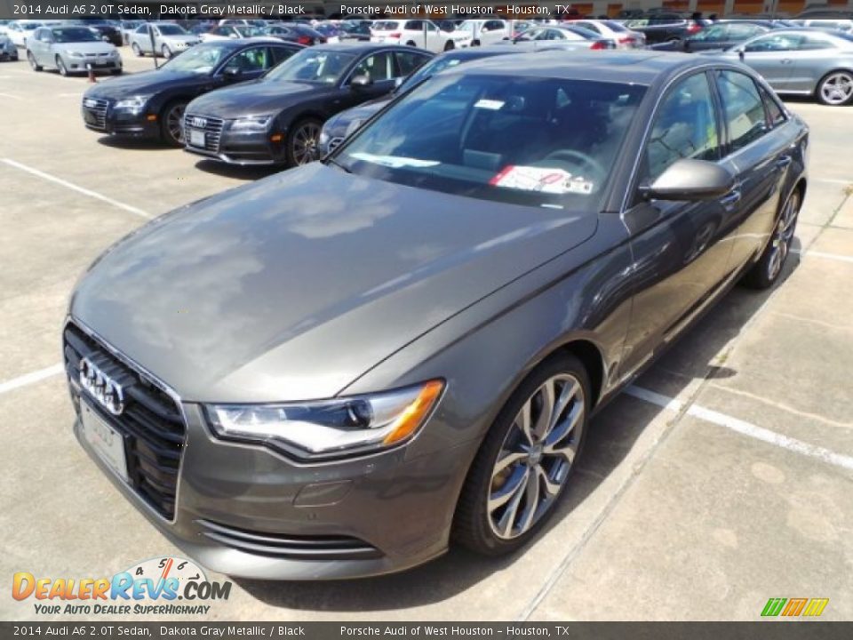 2014 Audi A6 2.0T Sedan Dakota Gray Metallic / Black Photo #3