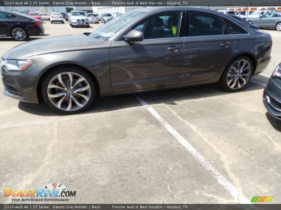 2014 Audi A6 2.0T Sedan Dakota Gray Metallic / Black Photo #4