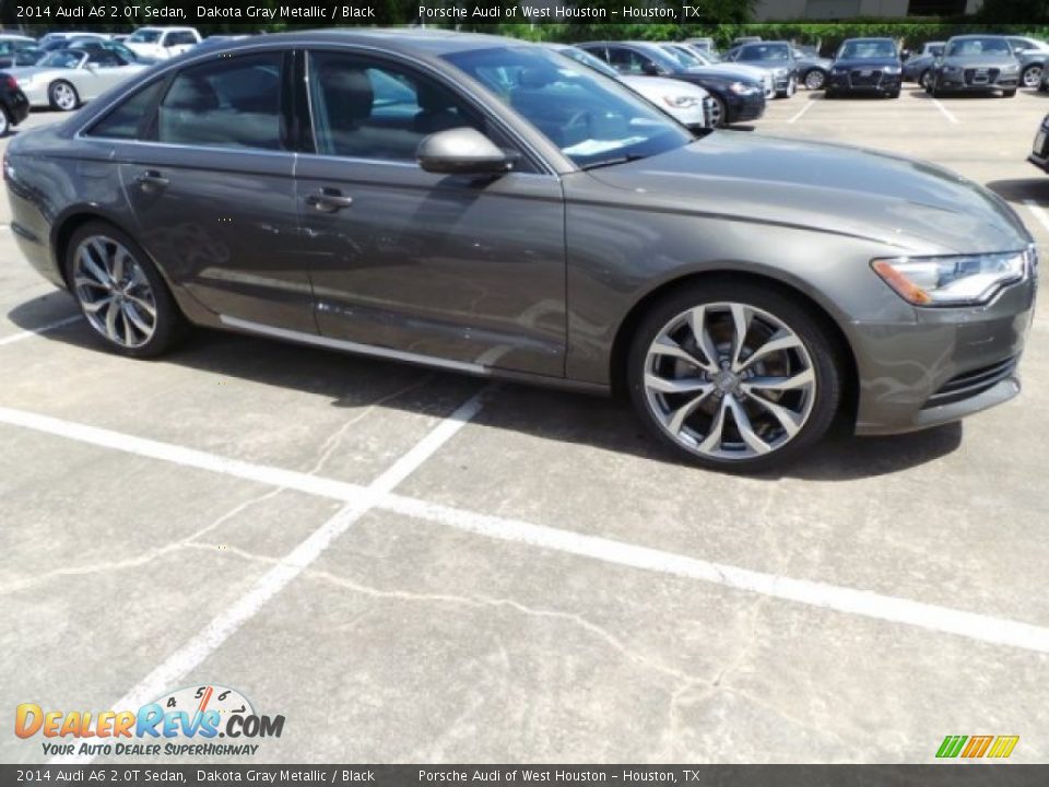 2014 Audi A6 2.0T Sedan Dakota Gray Metallic / Black Photo #8