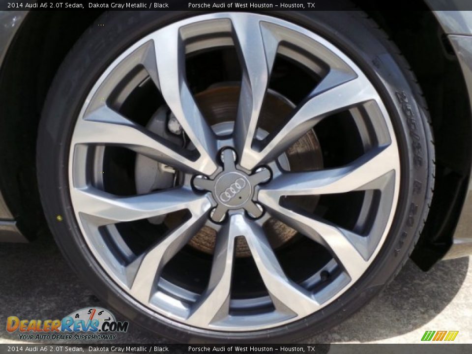 2014 Audi A6 2.0T Sedan Dakota Gray Metallic / Black Photo #9