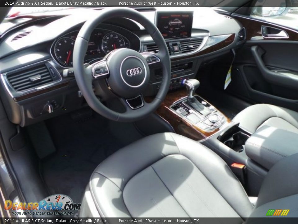 2014 Audi A6 2.0T Sedan Dakota Gray Metallic / Black Photo #13