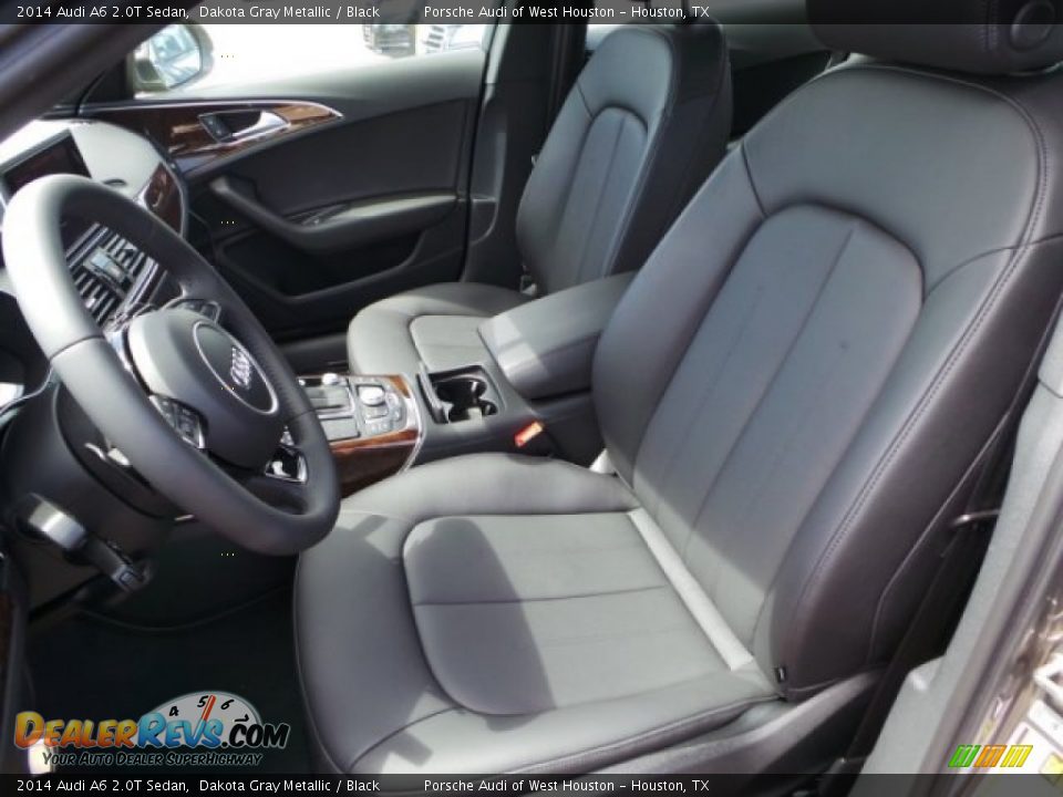 2014 Audi A6 2.0T Sedan Dakota Gray Metallic / Black Photo #14