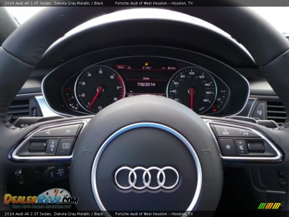 2014 Audi A6 2.0T Sedan Dakota Gray Metallic / Black Photo #27