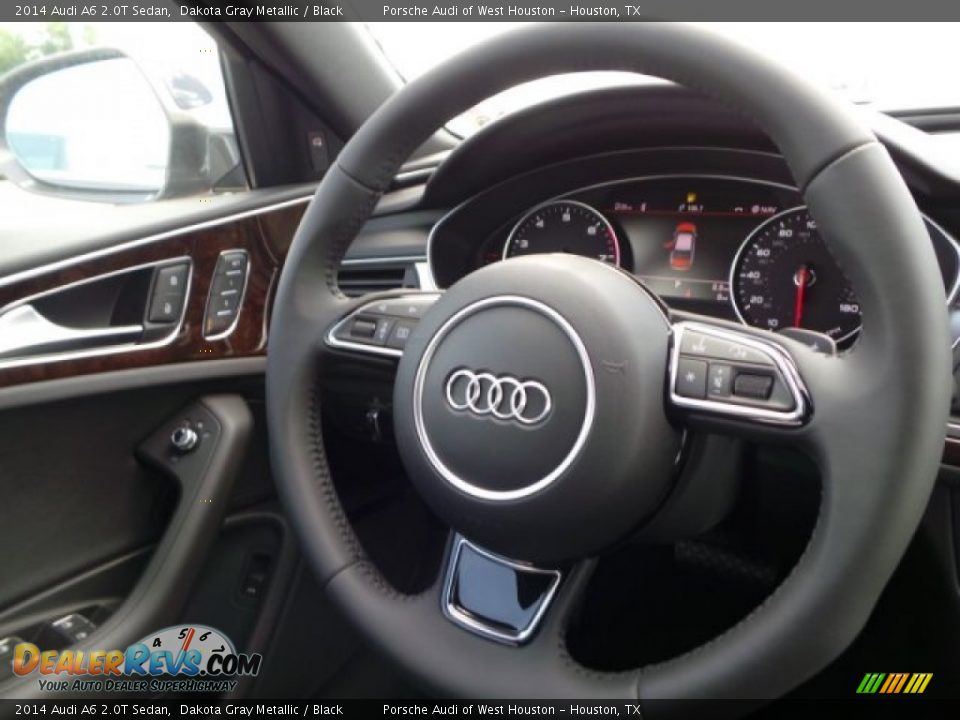 2014 Audi A6 2.0T Sedan Dakota Gray Metallic / Black Photo #32