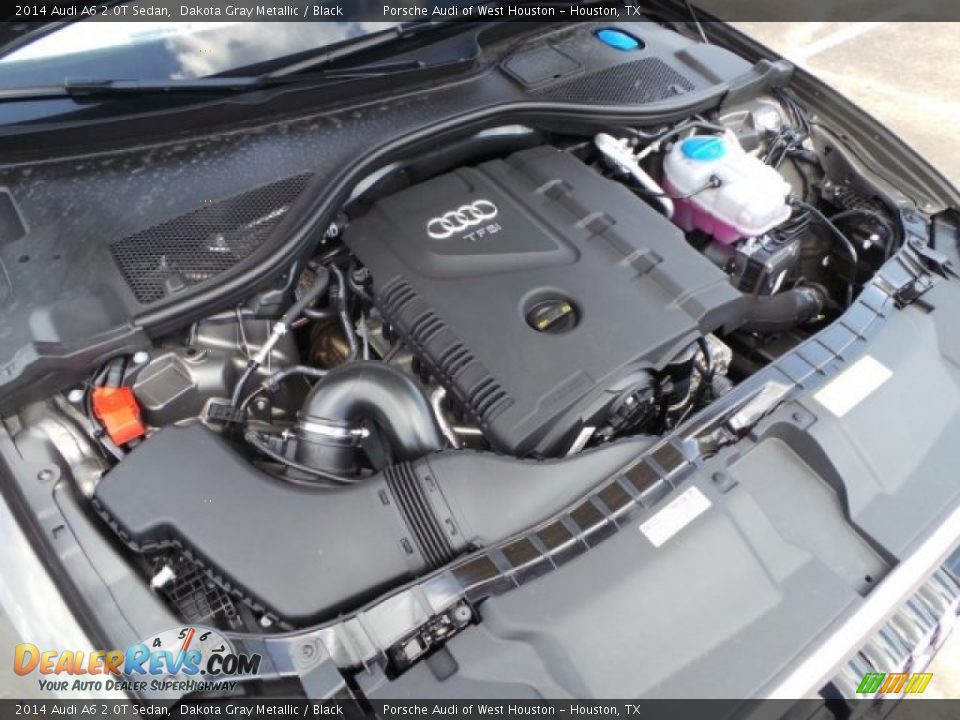 2014 Audi A6 2.0T Sedan Dakota Gray Metallic / Black Photo #34