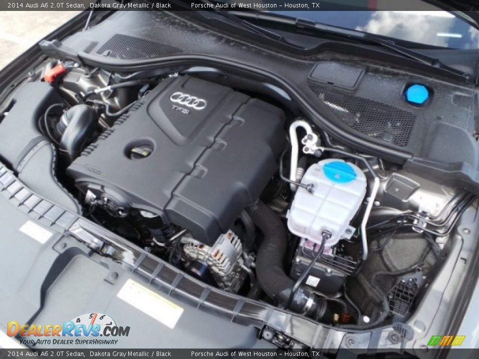 2014 Audi A6 2.0T Sedan Dakota Gray Metallic / Black Photo #35