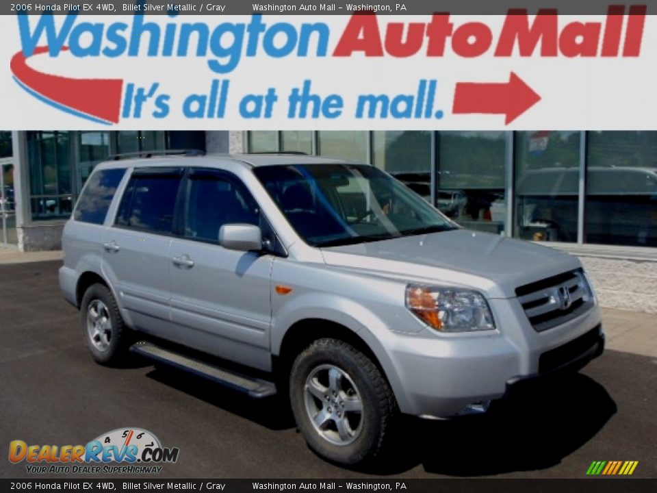 2006 Honda Pilot EX 4WD Billet Silver Metallic / Gray Photo #1
