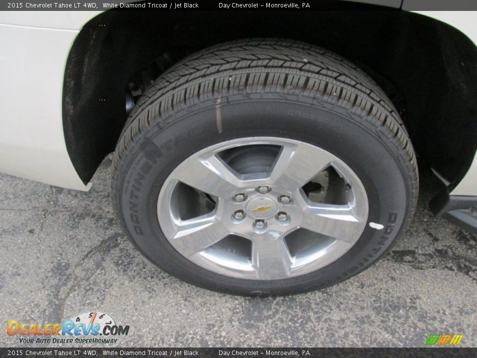 2015 Chevrolet Tahoe LT 4WD White Diamond Tricoat / Jet Black Photo #3