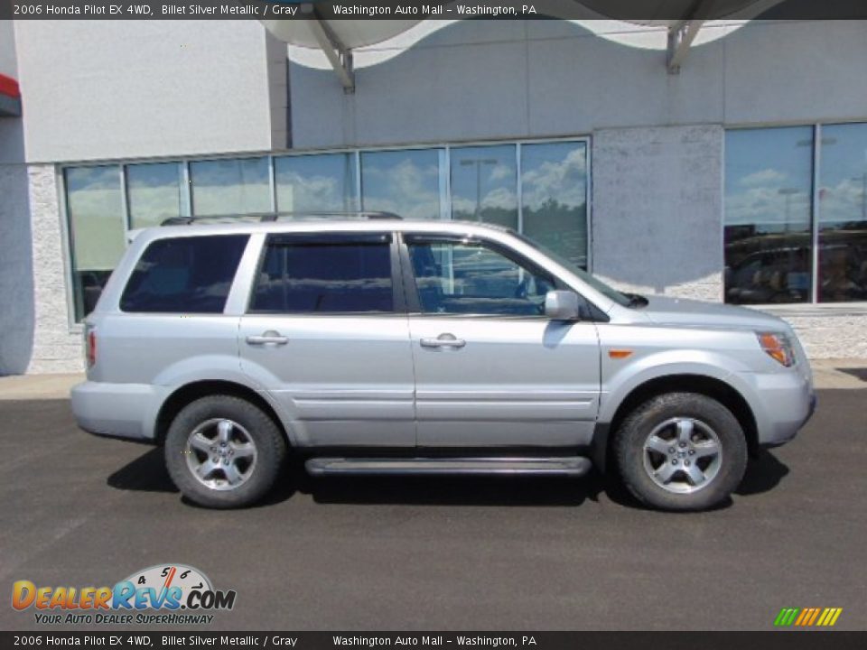 2006 Honda Pilot EX 4WD Billet Silver Metallic / Gray Photo #2