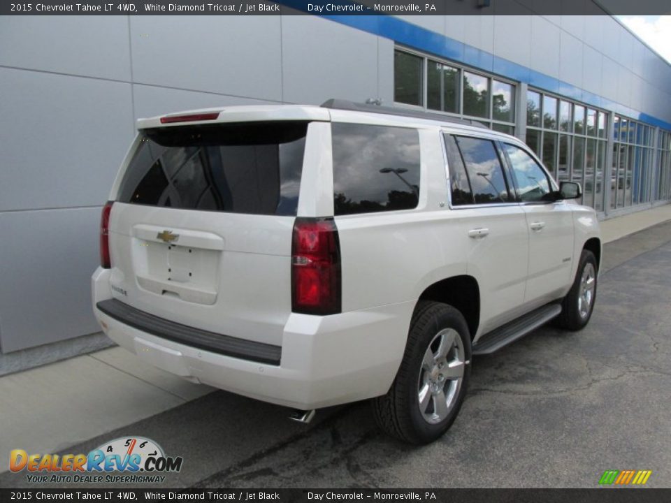2015 Chevrolet Tahoe LT 4WD White Diamond Tricoat / Jet Black Photo #4