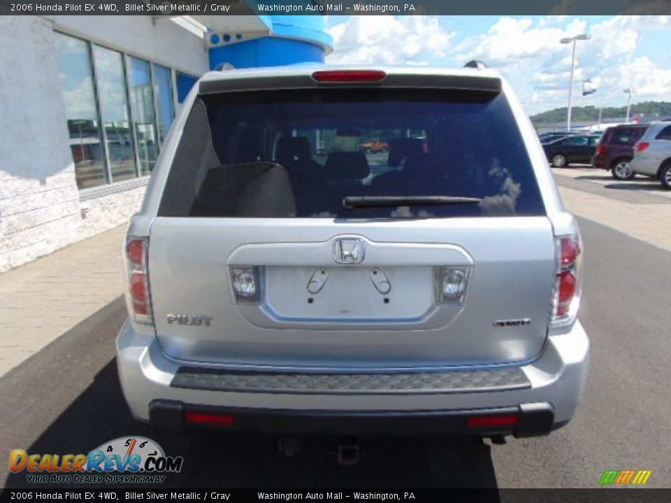 2006 Honda Pilot EX 4WD Billet Silver Metallic / Gray Photo #6