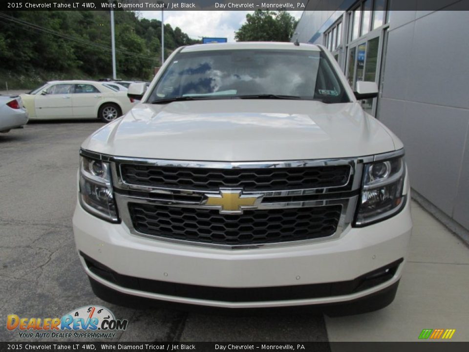 2015 Chevrolet Tahoe LT 4WD White Diamond Tricoat / Jet Black Photo #8