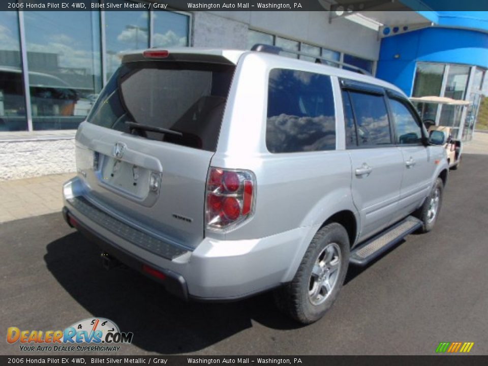 2006 Honda Pilot EX 4WD Billet Silver Metallic / Gray Photo #7