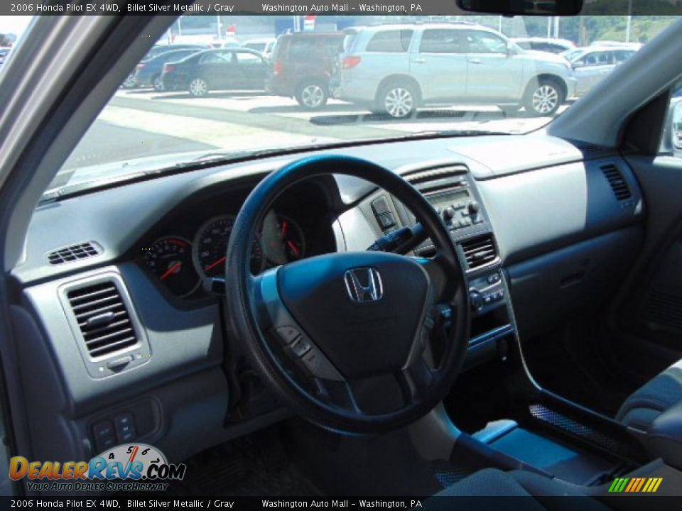2006 Honda Pilot EX 4WD Billet Silver Metallic / Gray Photo #9