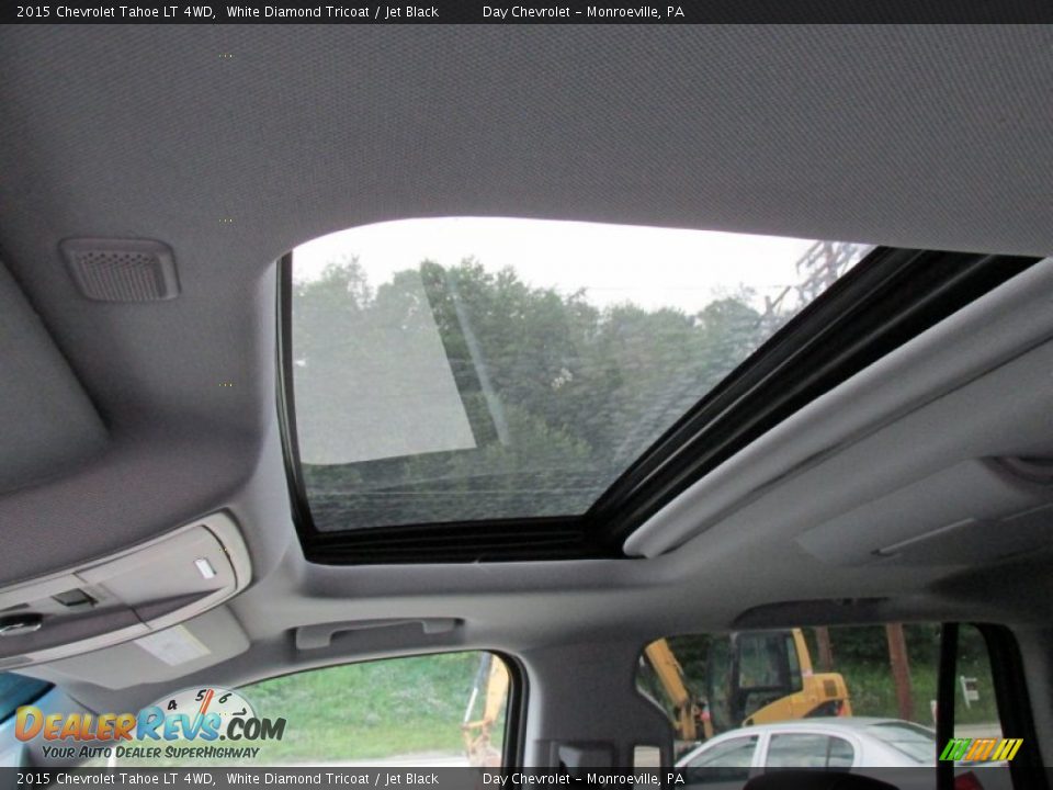 2015 Chevrolet Tahoe LT 4WD White Diamond Tricoat / Jet Black Photo #11