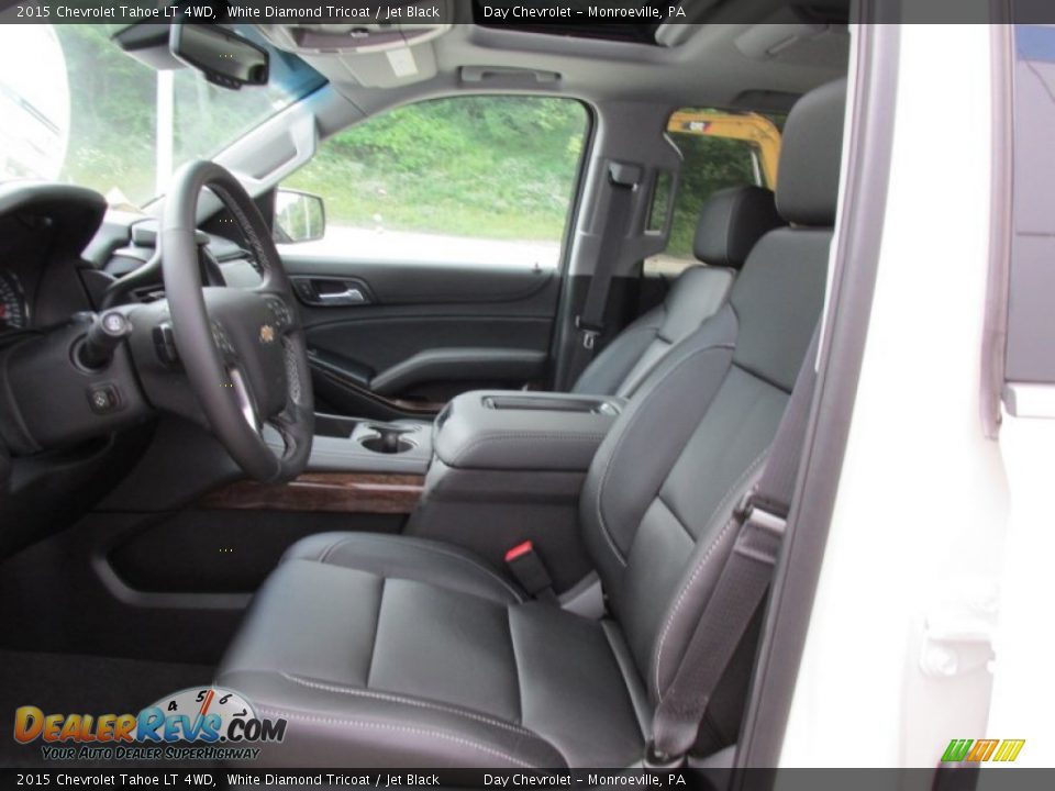2015 Chevrolet Tahoe LT 4WD White Diamond Tricoat / Jet Black Photo #12