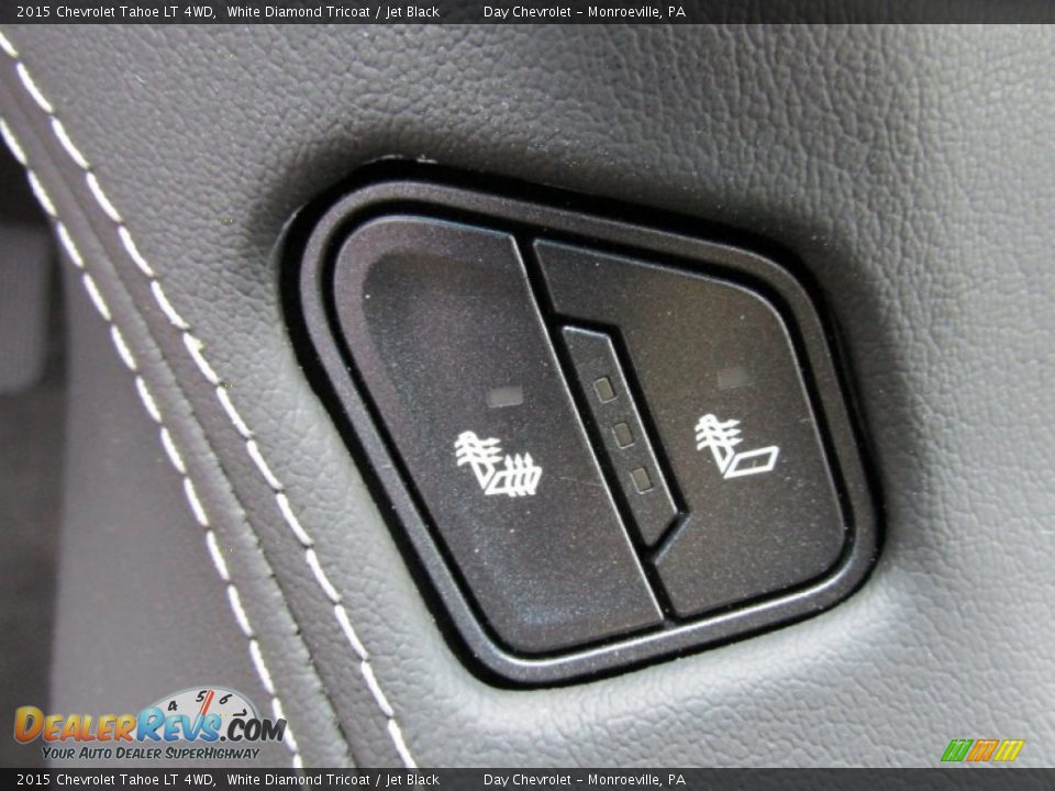 2015 Chevrolet Tahoe LT 4WD White Diamond Tricoat / Jet Black Photo #18