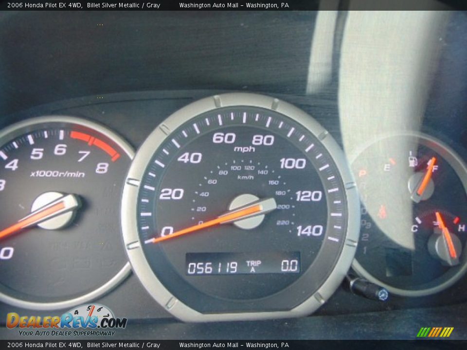 2006 Honda Pilot EX 4WD Billet Silver Metallic / Gray Photo #20