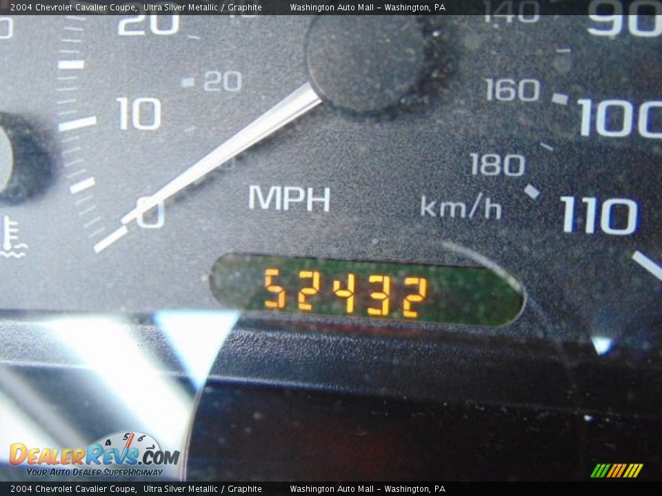 2004 Chevrolet Cavalier Coupe Ultra Silver Metallic / Graphite Photo #20