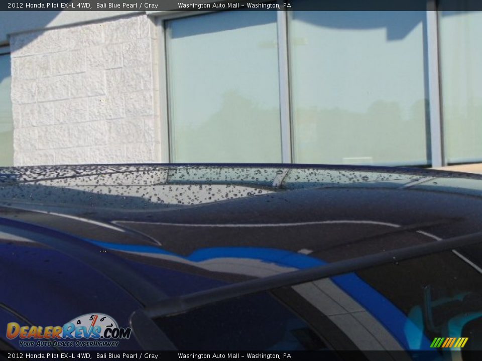 2012 Honda Pilot EX-L 4WD Bali Blue Pearl / Gray Photo #4