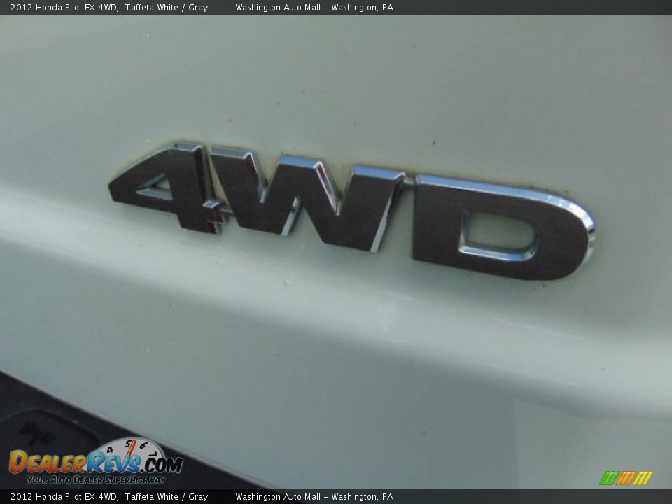 2012 Honda Pilot EX 4WD Taffeta White / Gray Photo #8