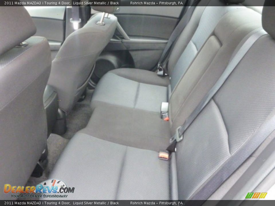 2011 Mazda MAZDA3 i Touring 4 Door Liquid Silver Metallic / Black Photo #5