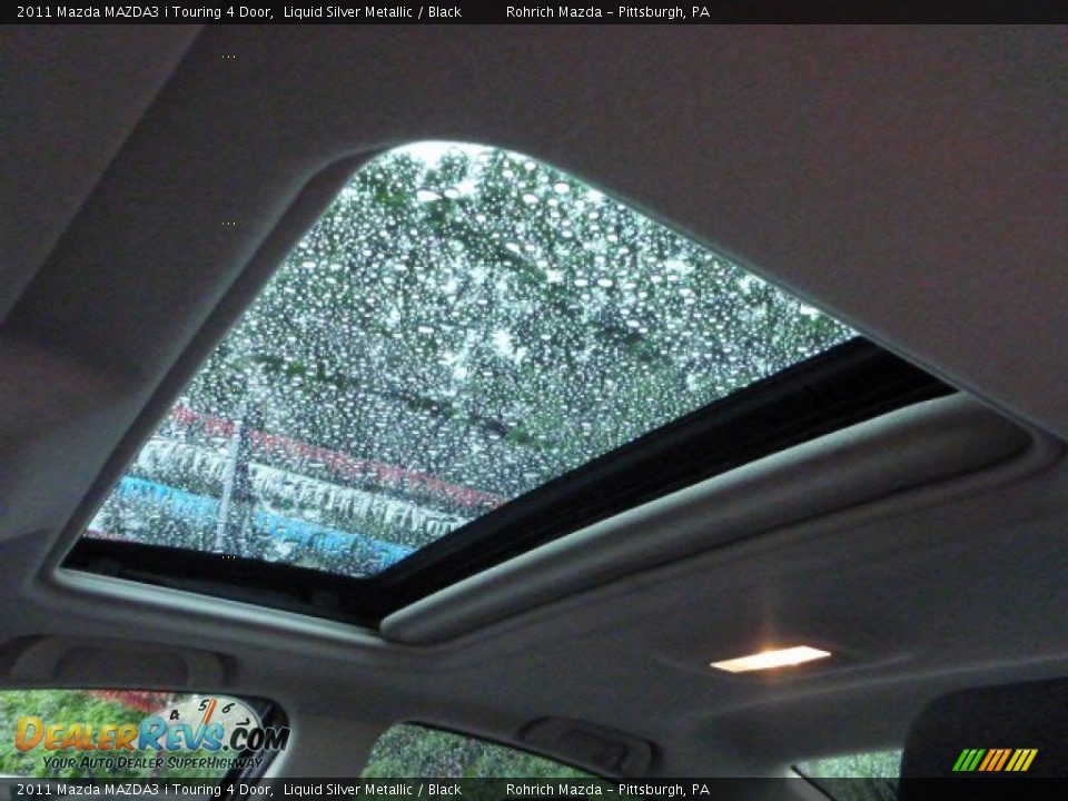 2011 Mazda MAZDA3 i Touring 4 Door Liquid Silver Metallic / Black Photo #7