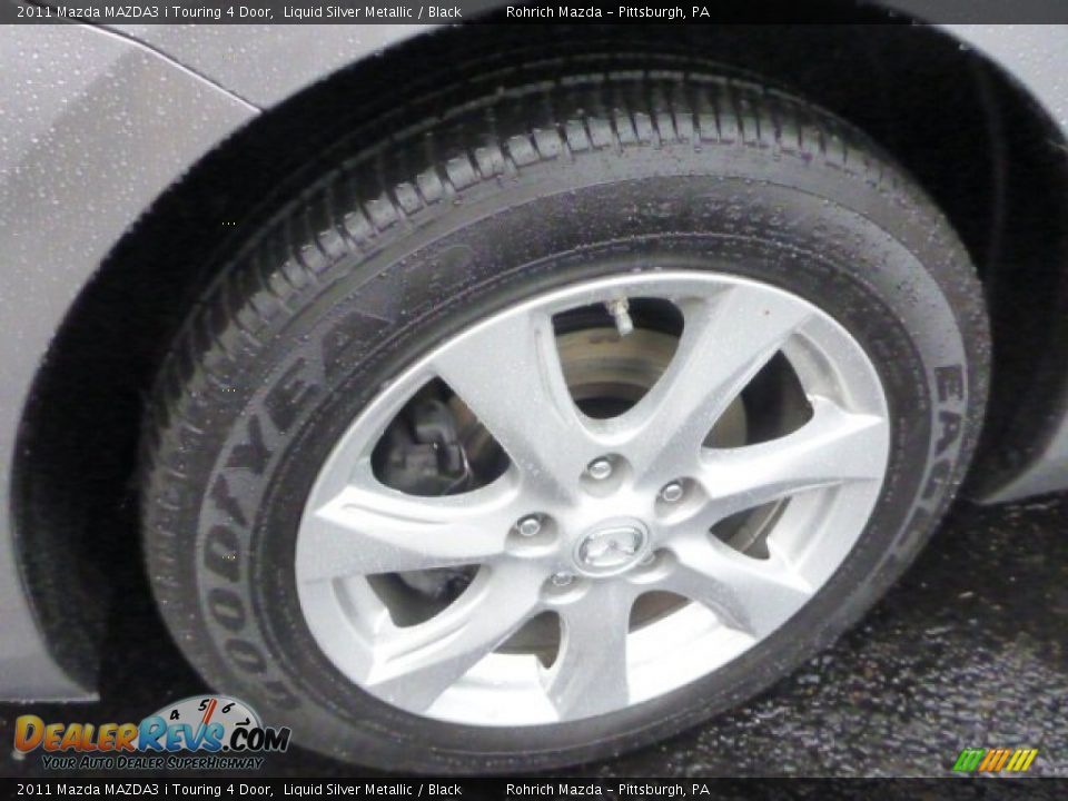 2011 Mazda MAZDA3 i Touring 4 Door Liquid Silver Metallic / Black Photo #8