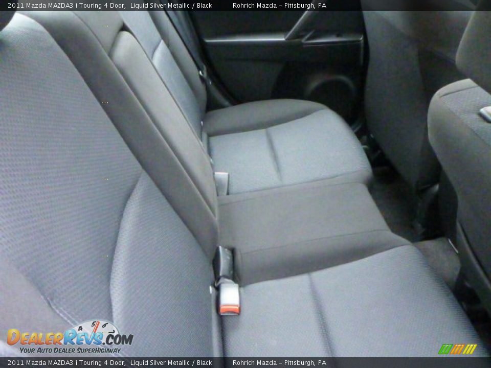2011 Mazda MAZDA3 i Touring 4 Door Liquid Silver Metallic / Black Photo #14